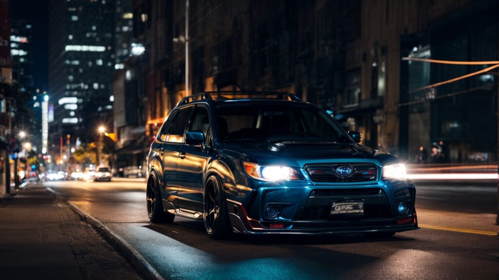 PhotoReal_Modified_Subaru_forester_STI_lowered_suspension_on_1