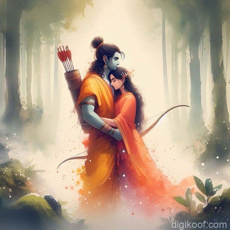 shree ram sita painting free image download
